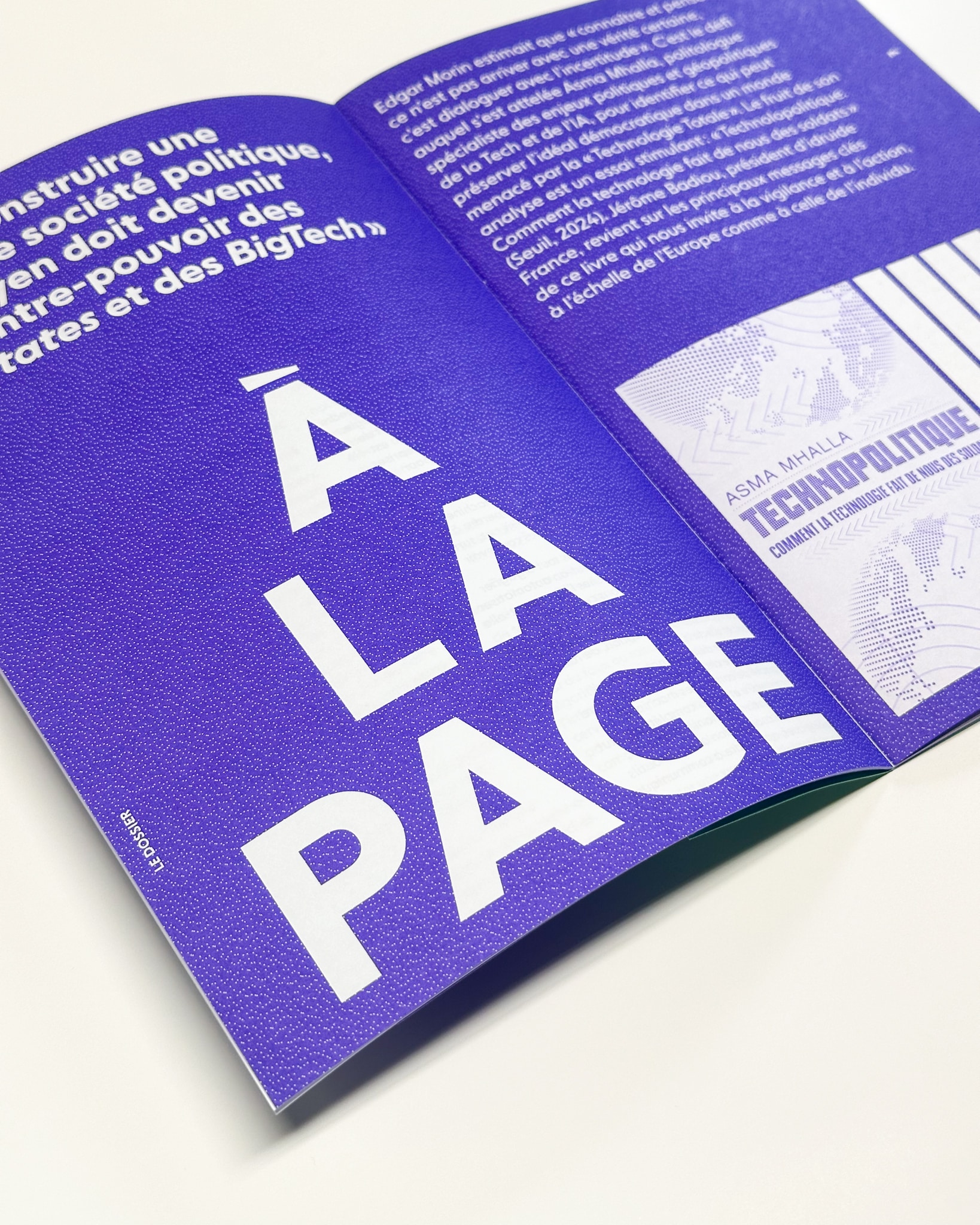 Dépliant publicitaire imprimé avec finition soignée – Monaco