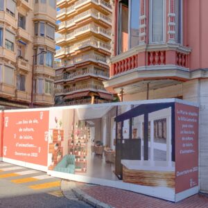 Panneau de chantier réglementaire personnalisé – Monaco