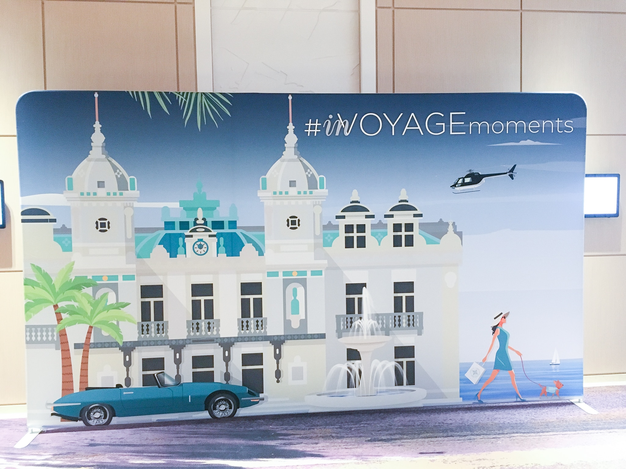 Photocall sur mesure pour événements professionnels à Monaco